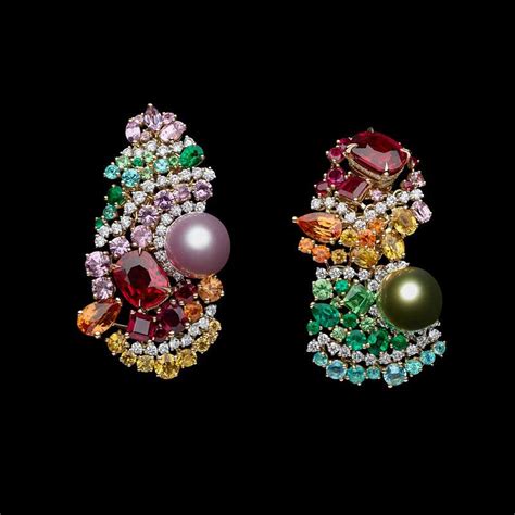 dior high jewelry earrings.